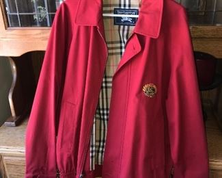 Burberry Red Coat $85.00 Size Large 