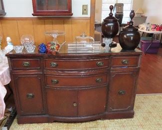 Antique Mahogany Sideboard 