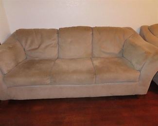 Tan Cloth Couch 