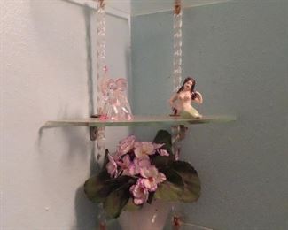 Glass Corner Shelf