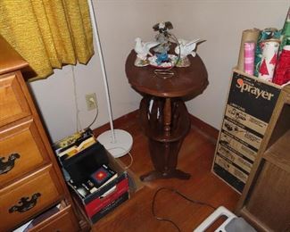 Bird Figurines - Small Side Table