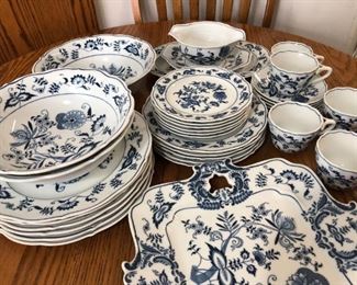 Blue Danube Japan blue/white china