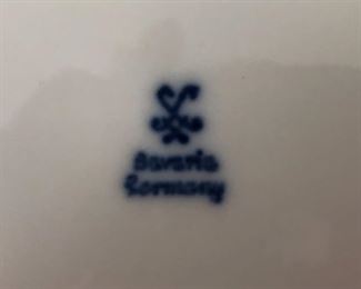 Vintage German “Blue Onion” china