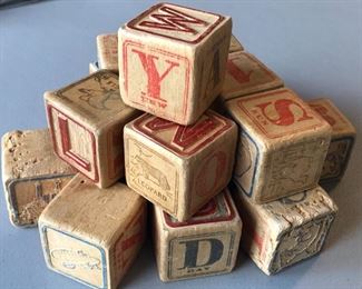 Vintage child’s block set