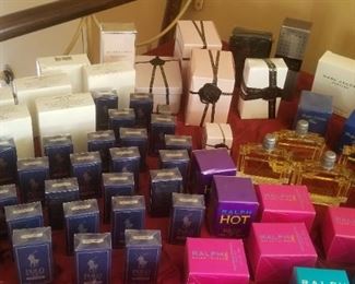 Massive amount of new in box designer perfumes!