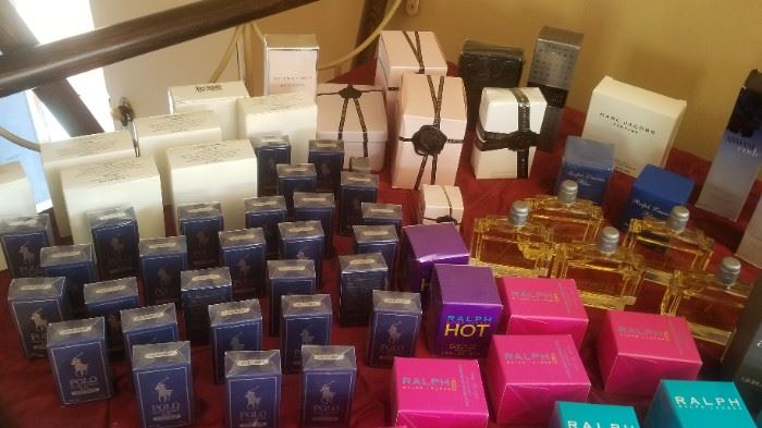 Massive amount of new in box designer perfumes!