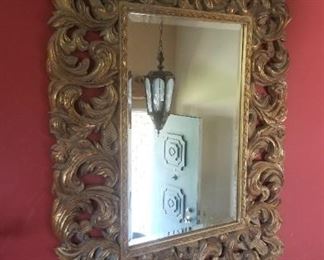 Huge carved mirror