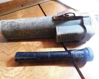 Rare World War Two Japanese Sniper Scope/Takatiho with Case(Missing Mount. Rubber Eye Piece and Case Straps)