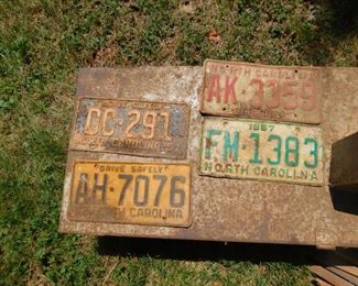 N.C. License Plates