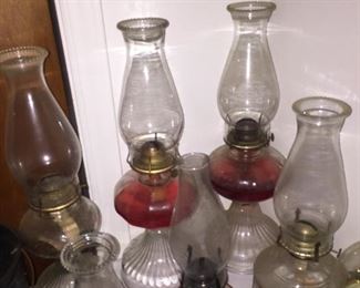 Assorted Oil Lamps