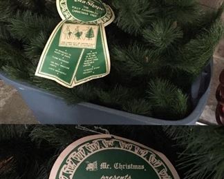 Vintage Mr. Christmas Insta-Shape Christmas Tree