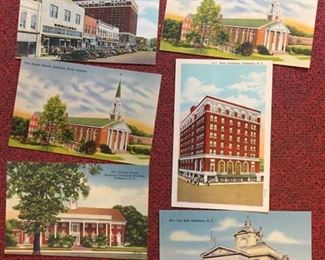 Post Cards from Goldsboro and Asheboro, NC
