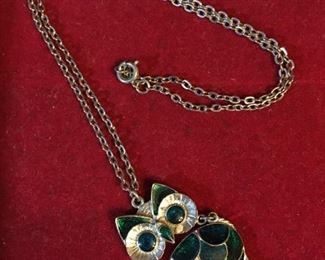 Costume Jewelry - Owl Necklace