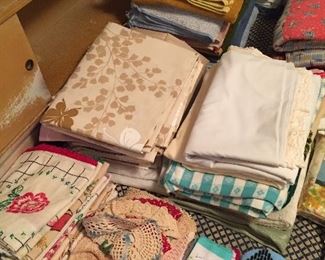 Assorted Linens and Bedding