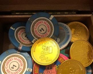 Old casino chips 