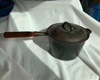 Great Cast Iron pot for whatever you make in cast iron - honestly I have on cast iron skillet I use for Roux and Fried chicken. $15