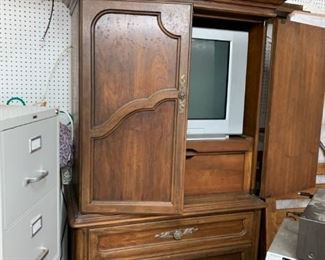 This is a rare find y'all we've got a genuine tube TV here, we're willing to let it go for the low low price of $200!  We'll even throw in the Armoire for free if you haul it away when you buy the TV!  (JK - the armoire is $200 if that wasn't clear, and you can have the TV if you want)