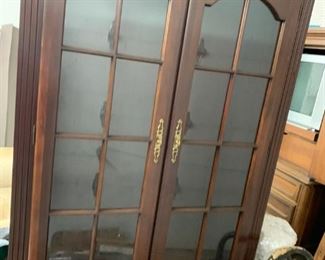 Another china cabinet!  But they didn't honestly have that much china, so it was a surprise to us when we kept finding these guys.  This one can be yours for $100