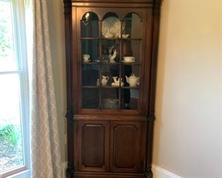 Corner cabinet with lovely arched details on the door.  Also could be used in a bathroom or a bedroom - don't limit a piece of furniture to just one room!  $250