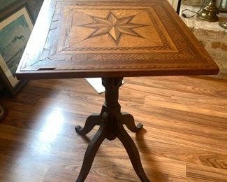 This table is ah-mah-zing.  Seriously all those little tiny pieces!  Craftsmanship y'all $75