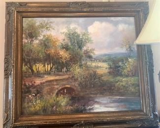 Peaceful Pastoral Painting.  $40