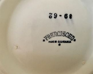 Desert Rose China 67 pieces including 3 nesting Mixing bowls and other serving pieces All $375
