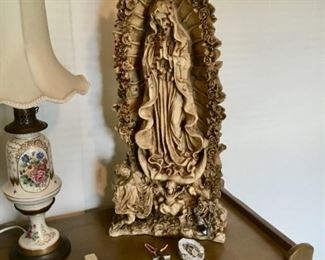 Madonna $45; Lamp $30