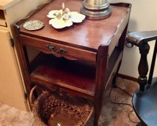 Antique Lamp Table $55