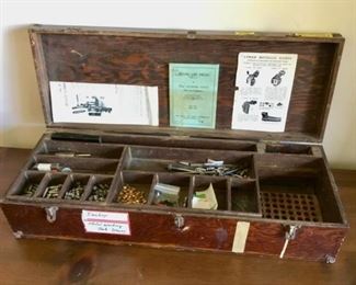 Vintage footlocker box $40