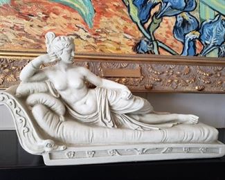 Lots of reclining semi-nudes and busts. 