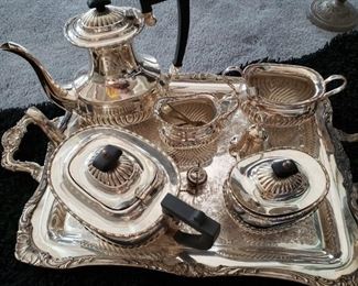 Silver Service Tea Set