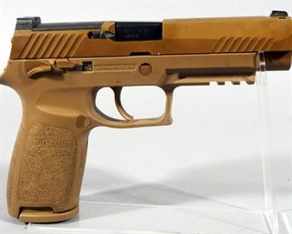 Sig Sauer M17 9mm x 19 Pistol SN# TF002214, Refurbished Military, Owner Never Fired, 3 Total Mags, Paperwork, In Original Box