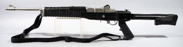 Ruger Mini-14 .223 REM Rifle SN# 185-72693, Folding Stock, 4 Total Mags, Sight Adjustment Tool, Extra Sling Rings And Nylon Sling, In Soft Case