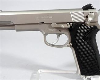 Smith & Wesson Model 4506-1 .45 Auto Pistol SN# TZA2049, With 4 Total Mags And Extra Pair Of Grips, In Hard Case