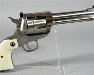 Ruger New Model Blackhawk .45 Cal 6-Shot Revolver SN# 520-31071, With Additional Cylinder And Paperwork, In Original Hard Case