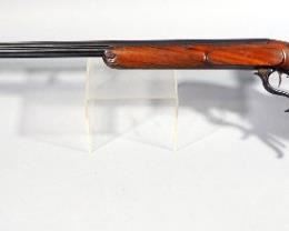 J. Cesinger Nurneerg Pellet Gun SN# Not Found, With Peep Sight And Unique Carved Wood Stock