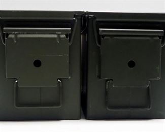 Metal Ammo Cans, Qty 2