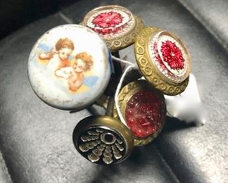 Set of 5, Vintage Curtain Tie-Backs