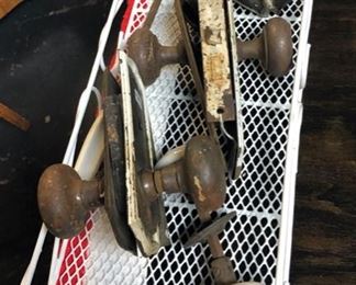Antique Door Knobs and Plates