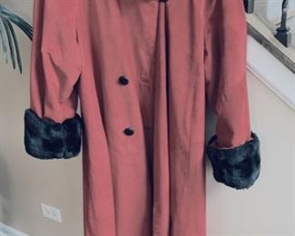 Sm. size suede coat.