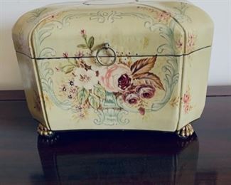 Wood dresser jewelry box.
