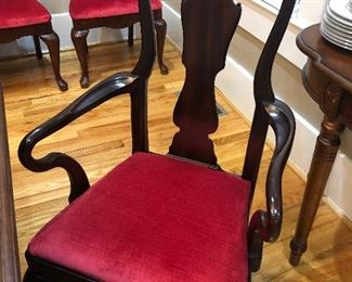 Set of 8 Queen Anne Chairs