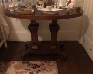 Empire Revival Library Table