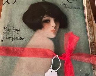 Fun vintage sheet music