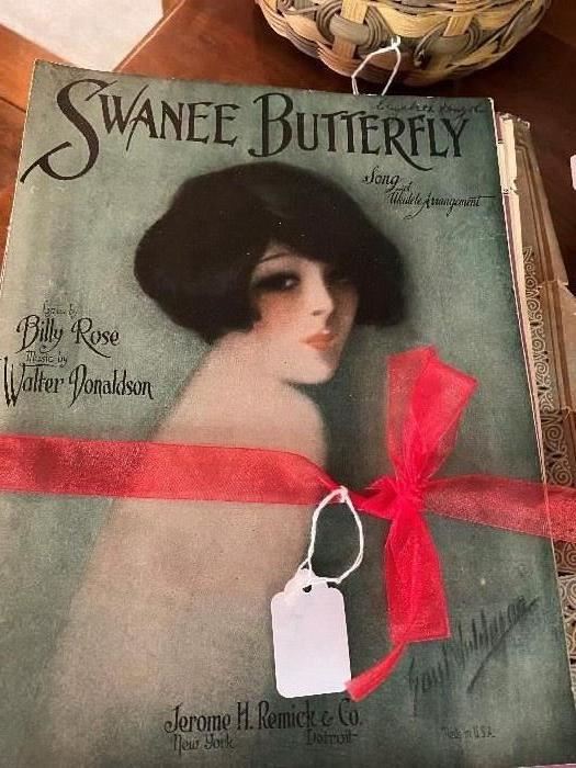 Fun vintage sheet music