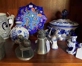 Russian figures and pewter goodies