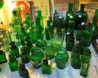 An array of collectible bottles