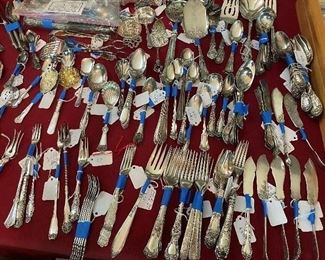 Some of the collectible silver and silver plate