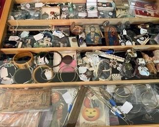 Some of the many small collectibles available