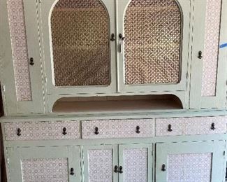 Nice old kitchen cabinet - great for shabby chic decorators
